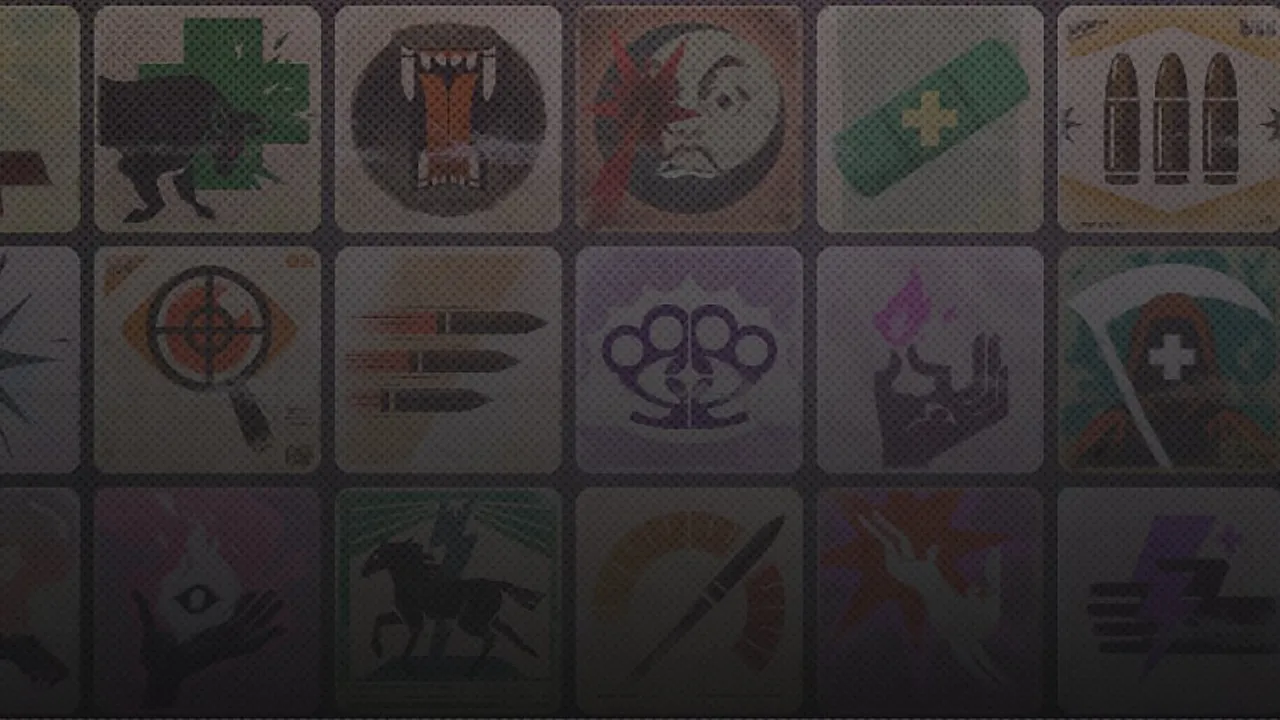 A wall of Deadlock item icons from the Shop Rework update